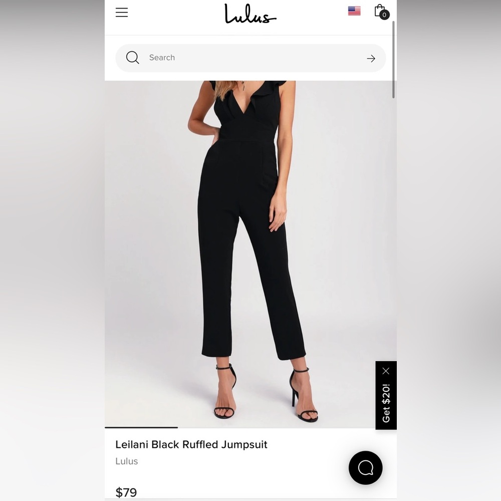 Lulu’s black jumpsuit